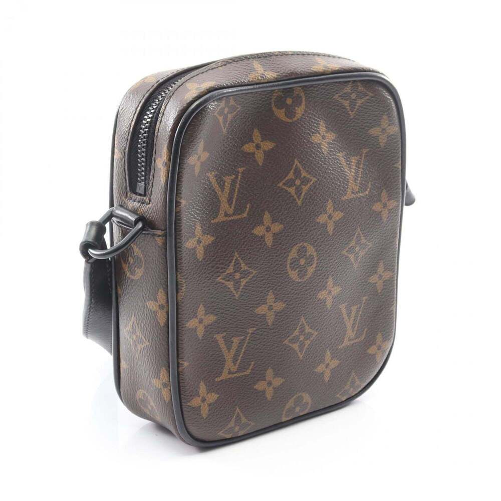 LOUIS VUITTON Black Monogram Leather Shoulder Bag - Picture 2 of 12
